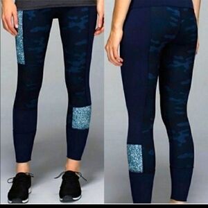 Lululemon Wunder Under Camo Sashiko Leggings